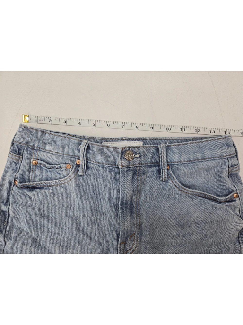 Mother Snap Down Mini Flare High Spirits RARE Size 29 Womens - Picture 11 of 14